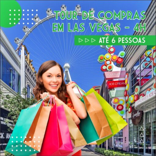 Tour de compras em Las Vegas 3 pessoas